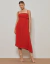 Vestido Diagonal - Vermelho
