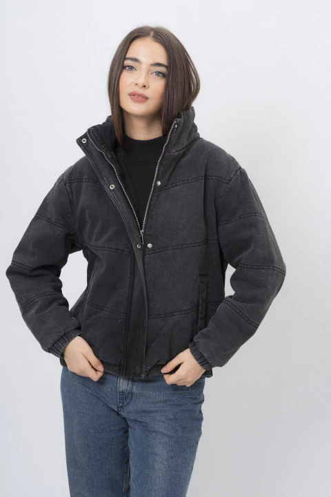 Puffer de jean - comprar online