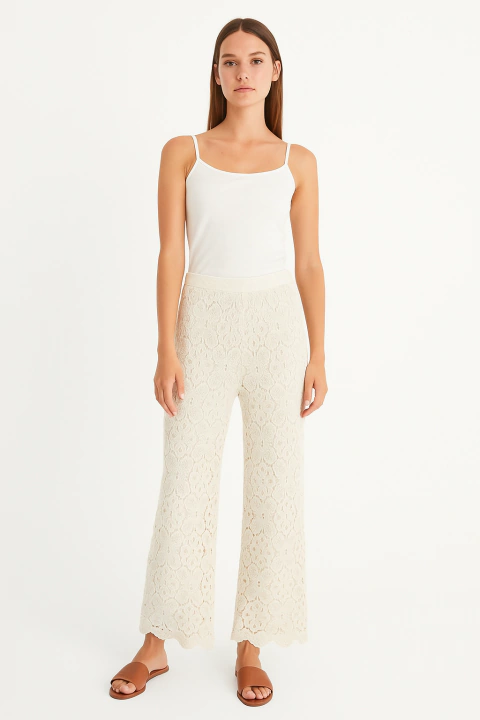 Pantalón de crochet 0704 - comprar online