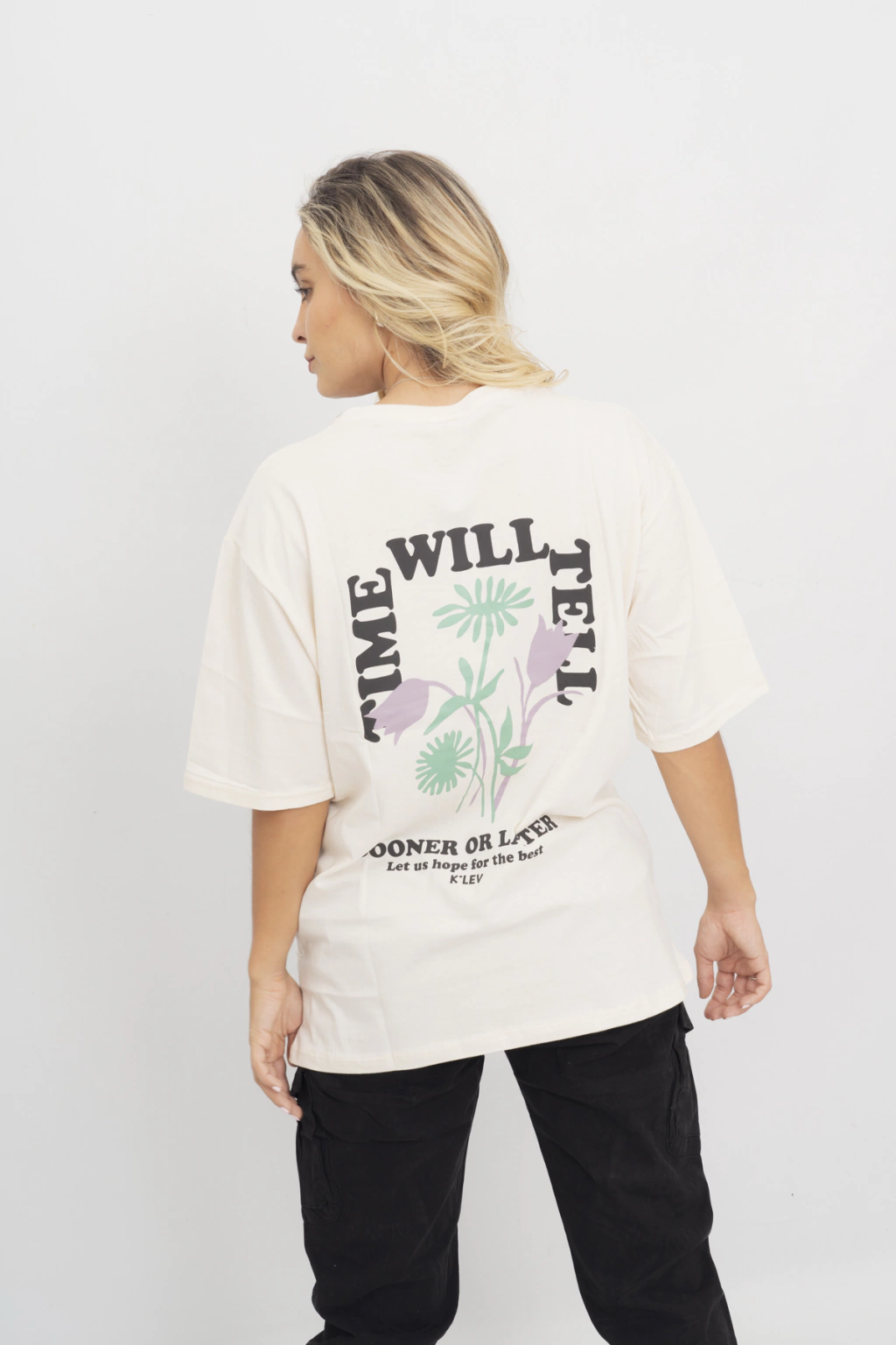 Remera oversize time will tell