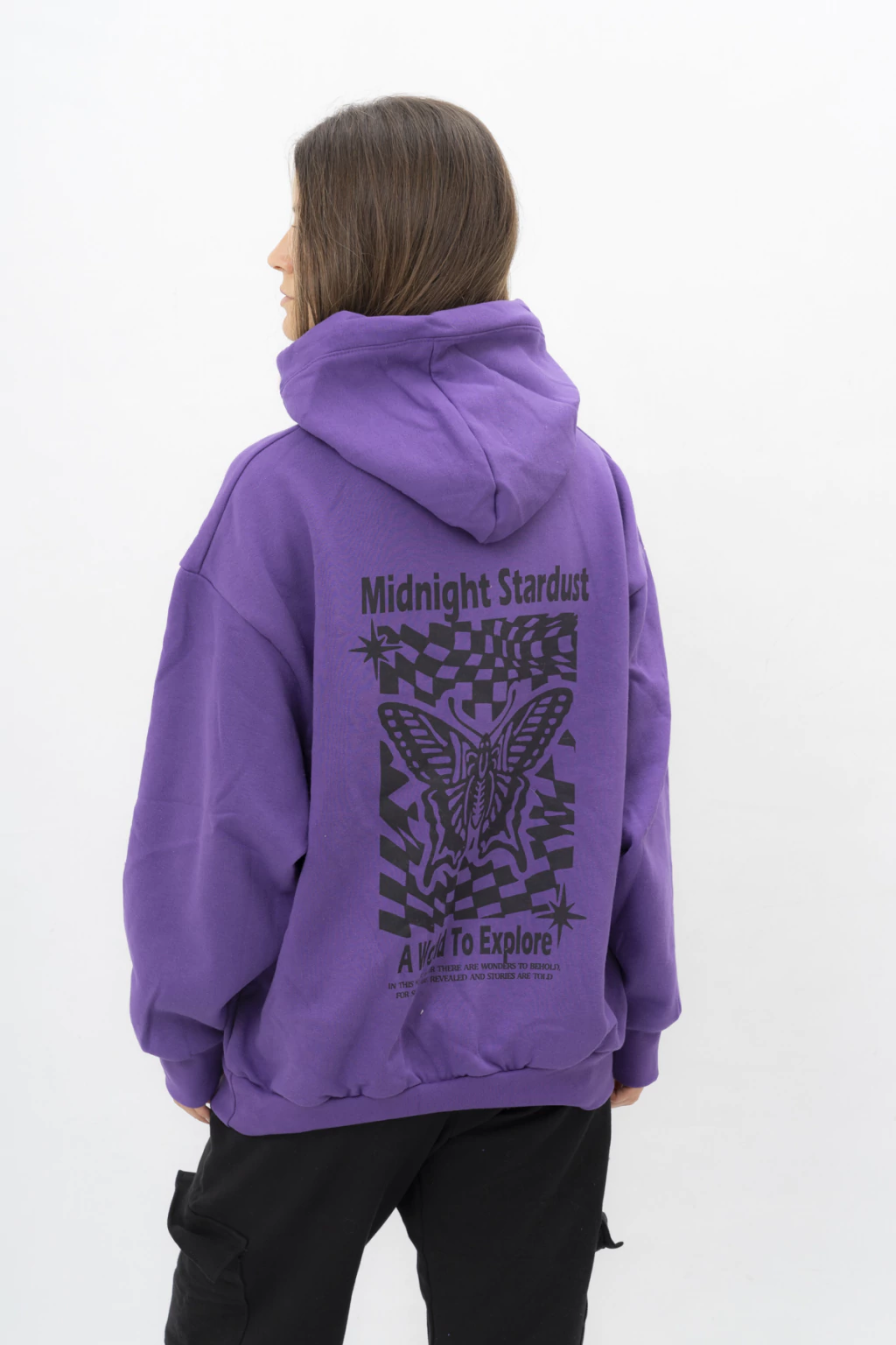 buzo oversize mariposa frisado