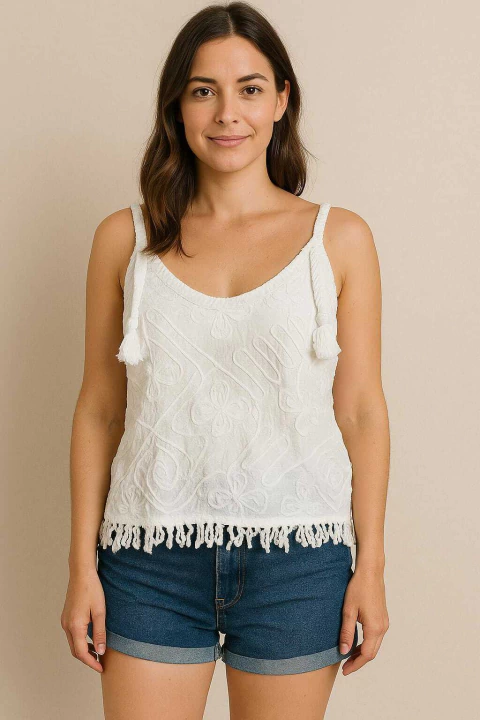 musculosa inca broderie 2504