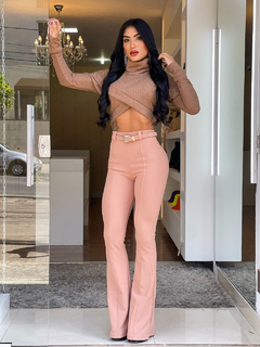 CALÇA FLARE NUDE