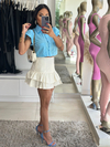 CROPPED ALFAIATARIA AZUL BEBE