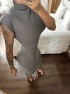 VESTIDO FRANÇA CINZA