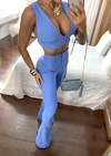 CALÇA FLARE AZUL