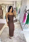 VESTIDO MAVIE MARROM