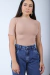 Blusa Canelada Maria Areia - comprar online