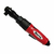 Llave crique neumática de encastre de 1/2 con selector de velocidad, marca Berta, de color rojo y negro.