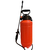 Pulverizador fumigador a presión de 8 litros con lanza, color naranja. Ideal para jardinería y riego.