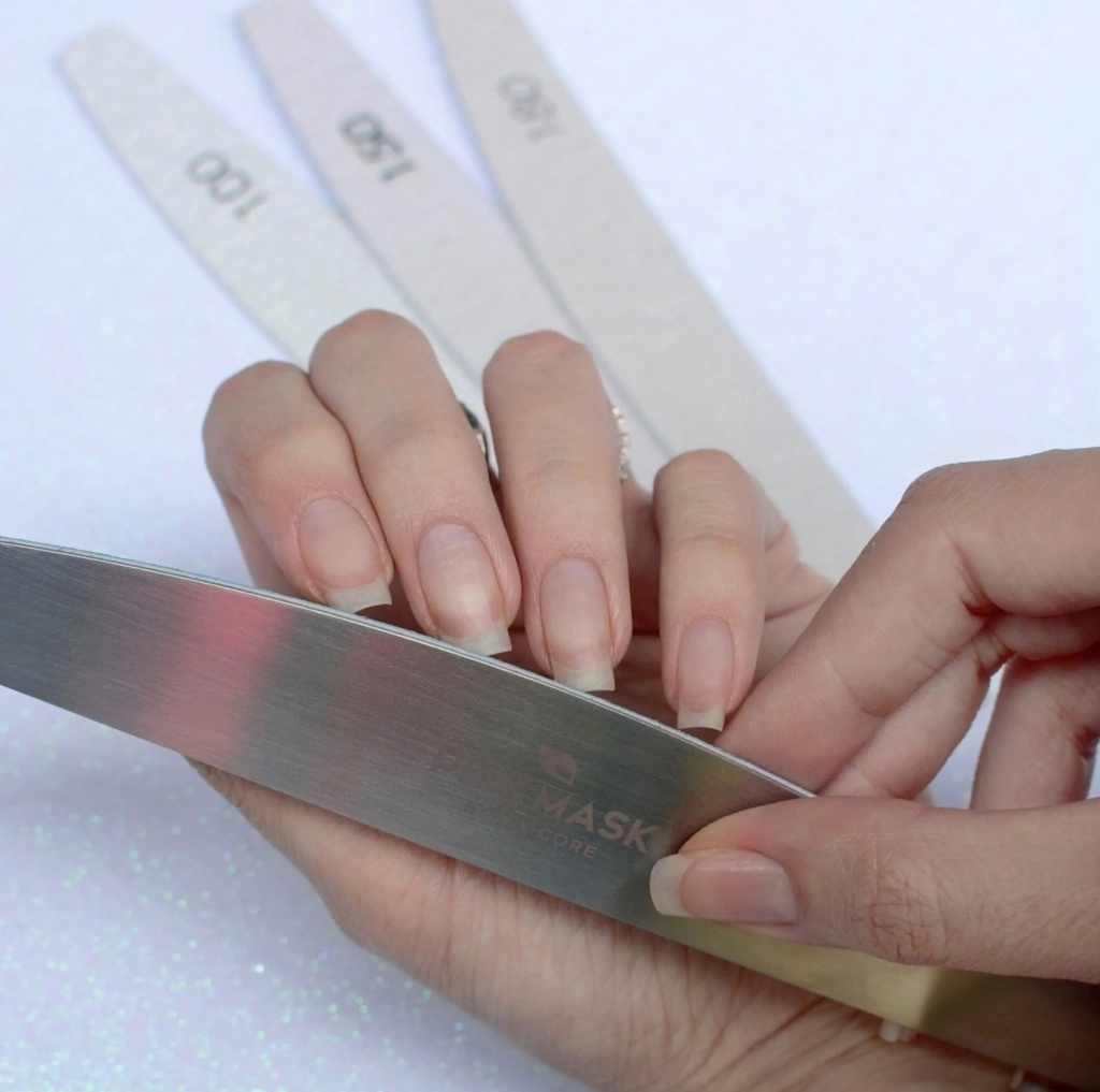 Lima base metalica Pink Mask