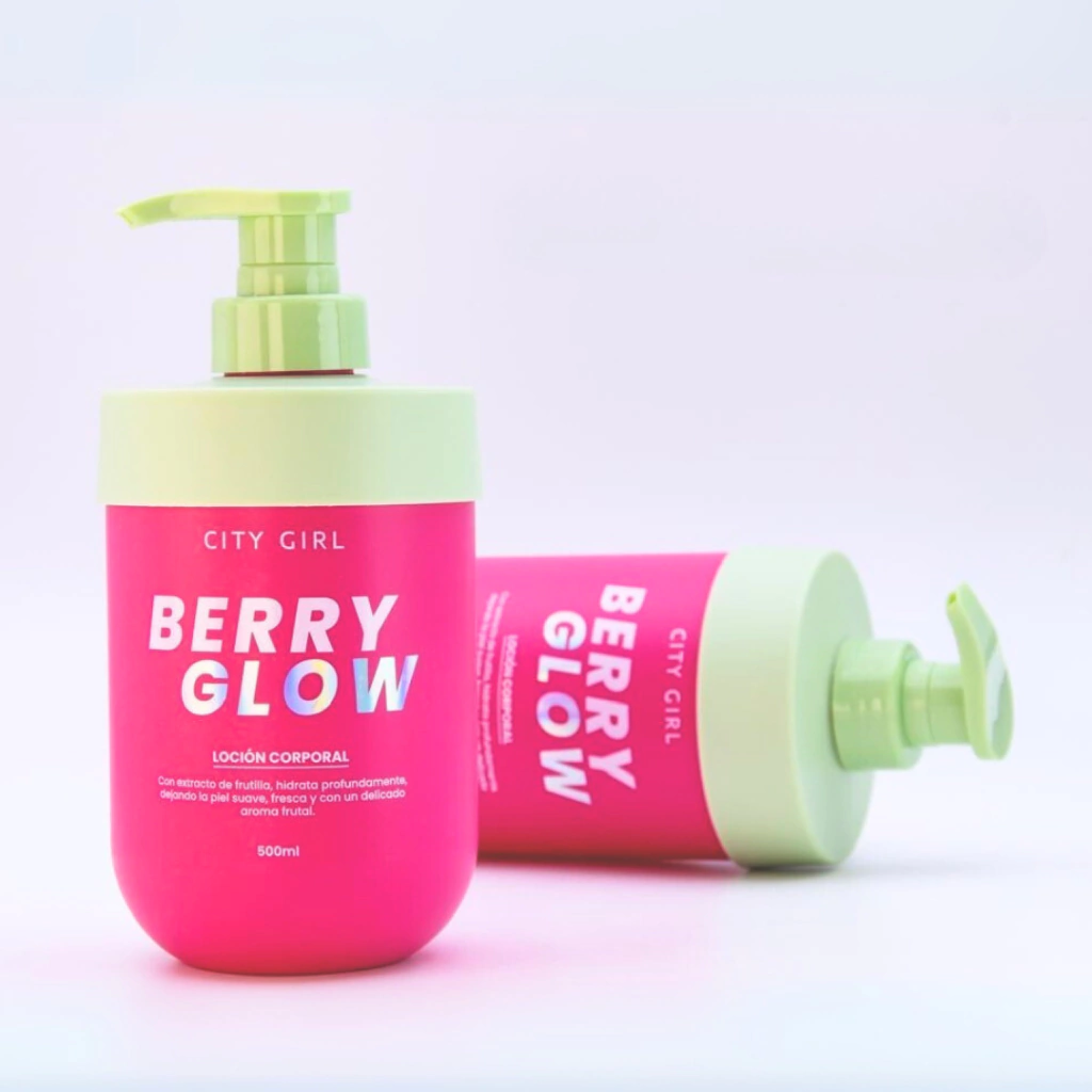 Loción corporal de frutilla City Girl 500ml