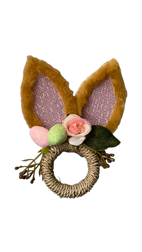 PORTA GUARDANAPO ORELHINHA ROSA