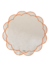 JOGO AMERICANO FLORA OFF WHITE BORDADO LARANJA