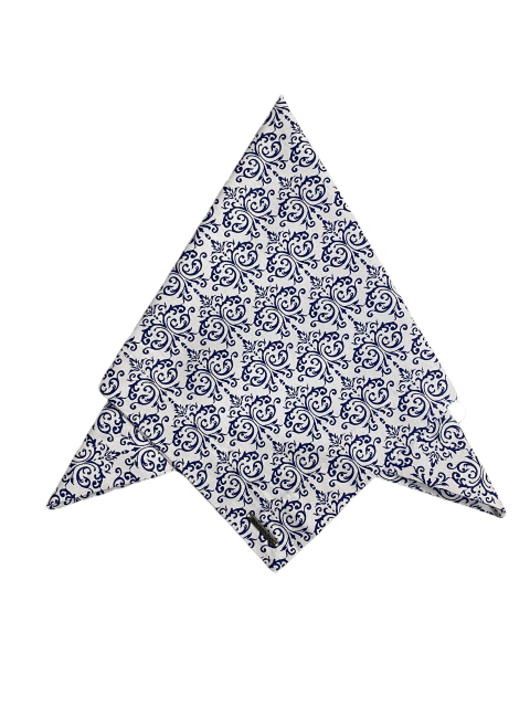 GUARDANAPO ESTAMPA ARABESCO AZUL