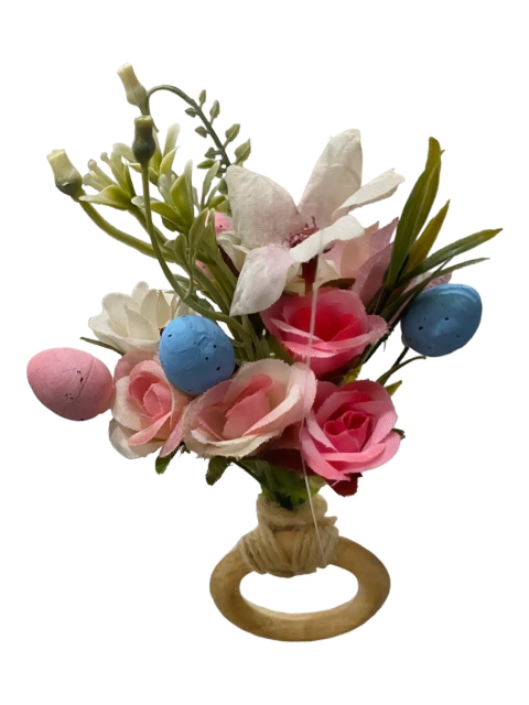 PORTA GUARDANAPO BOUQUET JARDIM DE PÁSCOA