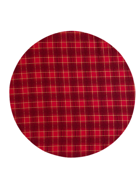 KIT 4 CAPAS DE SOUSPLAT XADREZ FIO DOURADO