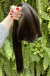 Mega Hair Tic-Tac 70 cm Castanho Escuro Liso - Use Miá Beauty