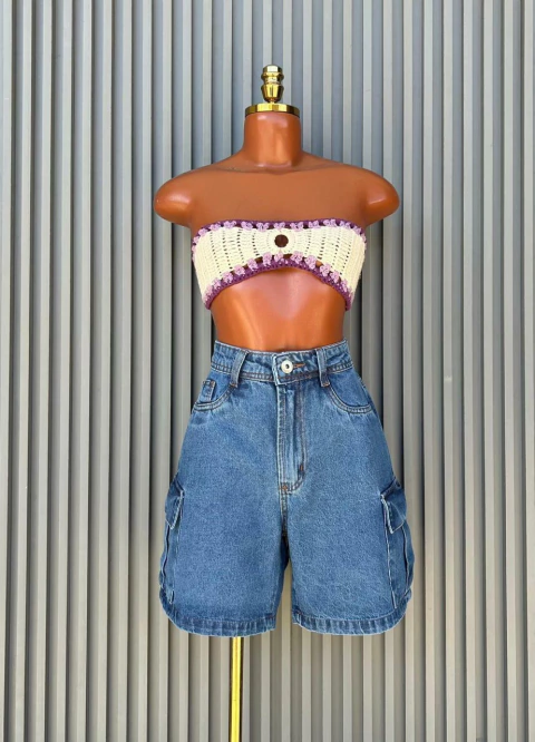 Short Jeans Cargo Slim - comprar online