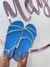 Rasteirinha Shine Azul