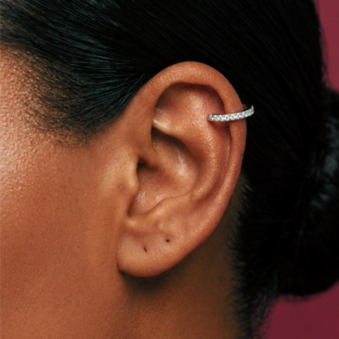 Piercing de Pressão Cravejado
