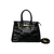 Bolsa em Couro Croco Kelly