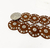 Cinto 100% Couro Boho Redondo - comprar online