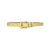 Cinto 100% Couro Borda Dourada - comprar online