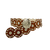 Cinto 100% Couro Boho Redondo - comprar online