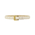 Cinto 100% Couro Abaulado Fivela de Metal - comprar online