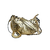 Bolsa Baguete Com Apliques Couro - Passional Stylo