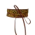 Cinto Faixa de Couro Obi Animal Print - Passional Stylo