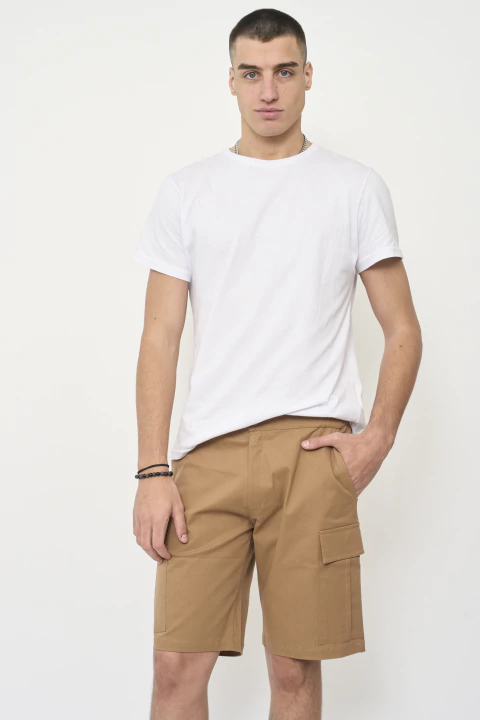 Bermuda Jogger camel - comprar online