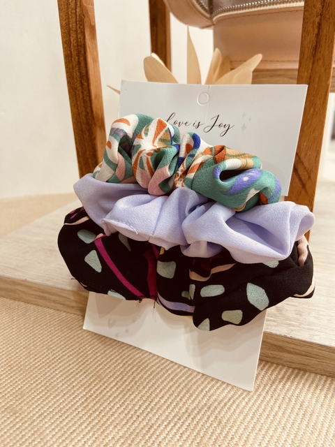 CB295: SET X 3 SCRUNCHIES