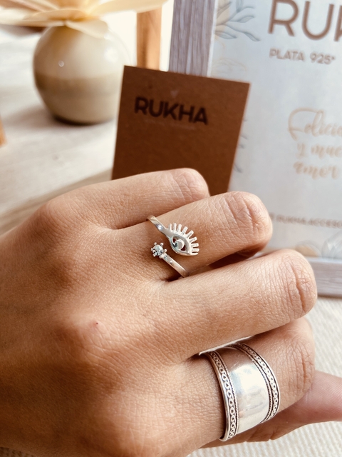 ANILLO OJITO ABIERTO CON SHINE