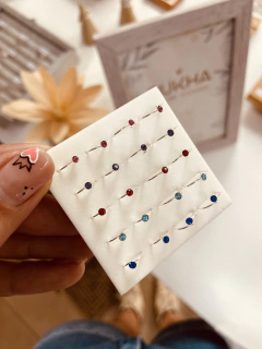 ARO PIERCING MINIATURITA CELESTE 0,7 CM