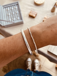PULSERA BOLITAS COMPLETA GRUESA ELÁSTICA - comprar online