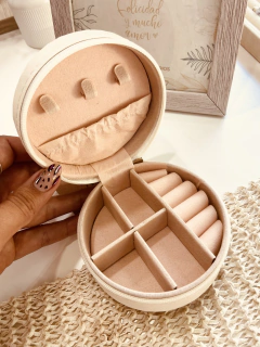 JOYERO MINI CIRCULAR BLANCO