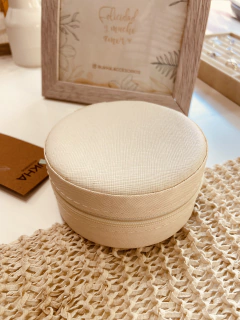 JOYERO MINI CIRCULAR BLANCO en internet