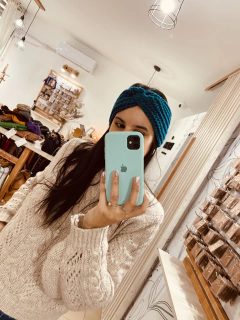 TURBANTE LANA PETRÓLEO