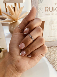 ANILLO MIDI TRENZA CORDÓN BOHO - comprar online