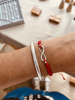 PULSERA HILO ROJO CON INFINITO