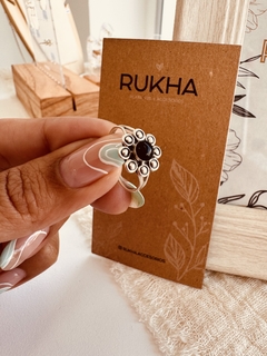 ANILLO FLORIPON BLACK - tienda online