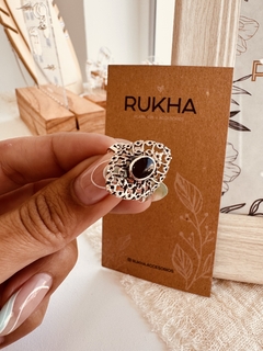 ANILLO BOLIVIA BLACK - Rukha Accesorios