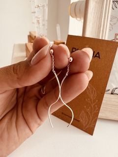 AROS COLGANTE BOLA ONDA - Rukha Accesorios