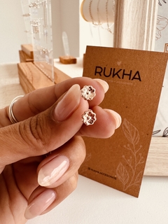 AROS ABRIDORES FLORCITA PLATA - comprar online