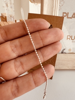 PULSERA COMPLETA BOLITAS DIAMANTADA GRUESA en internet