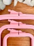 Bastidor Quadrado Rosa de Plástico para Bordado - Nurge na internet