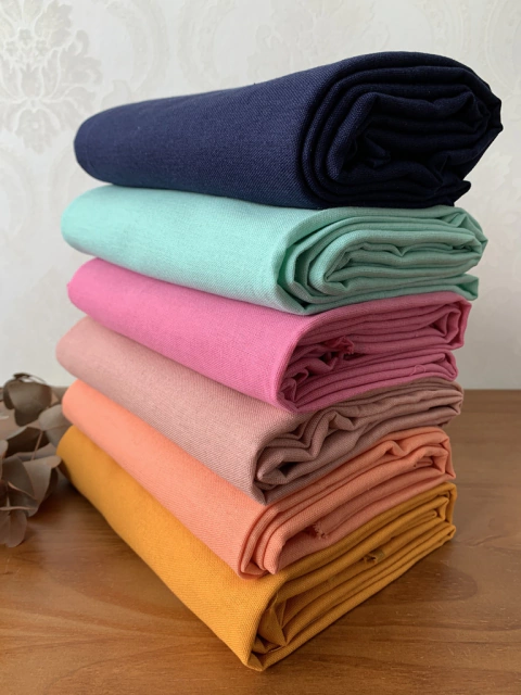 Recorte de linho misto - 25 x 25cm - comprar online