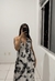 Vestido longo estampado